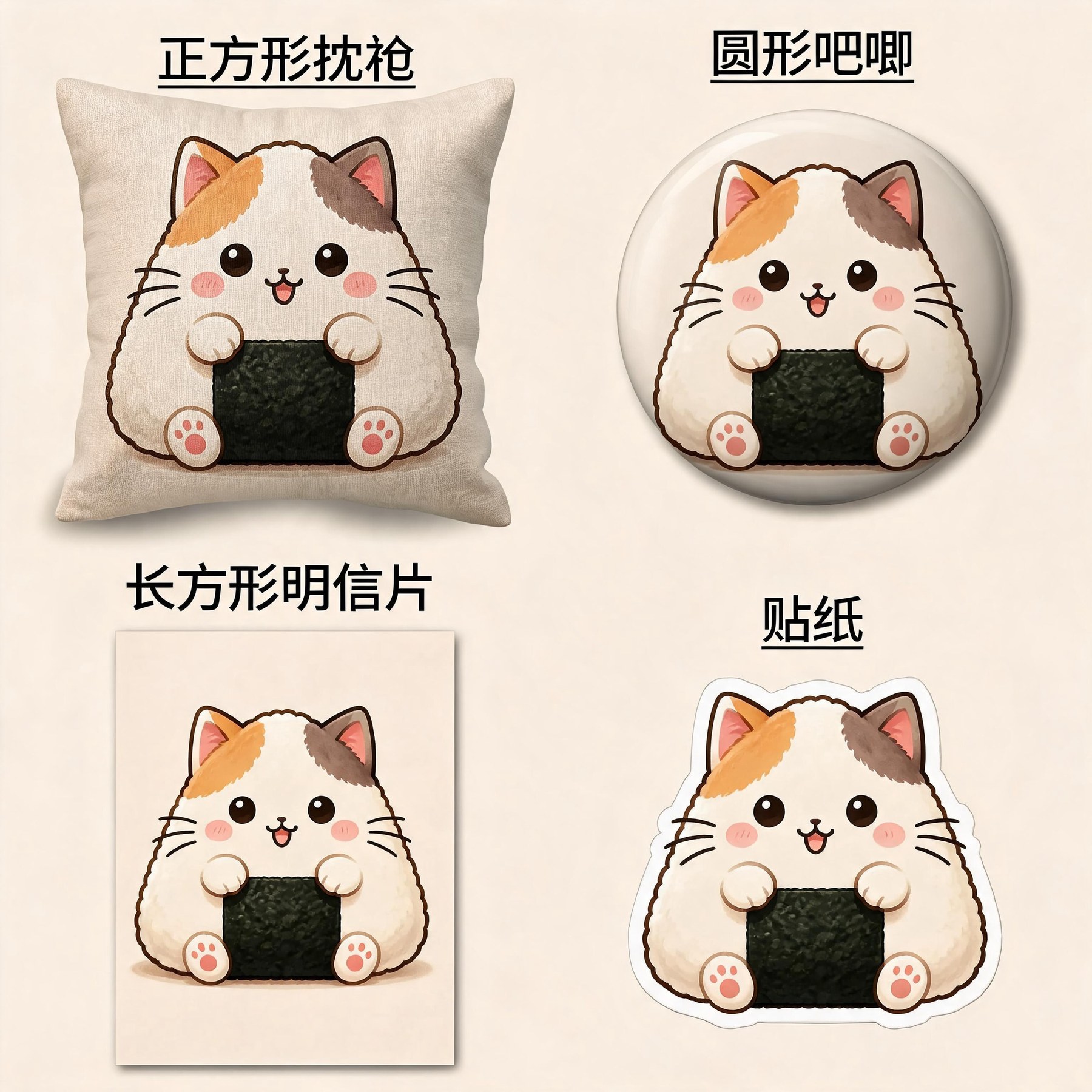 饭团猫品牌应用 5